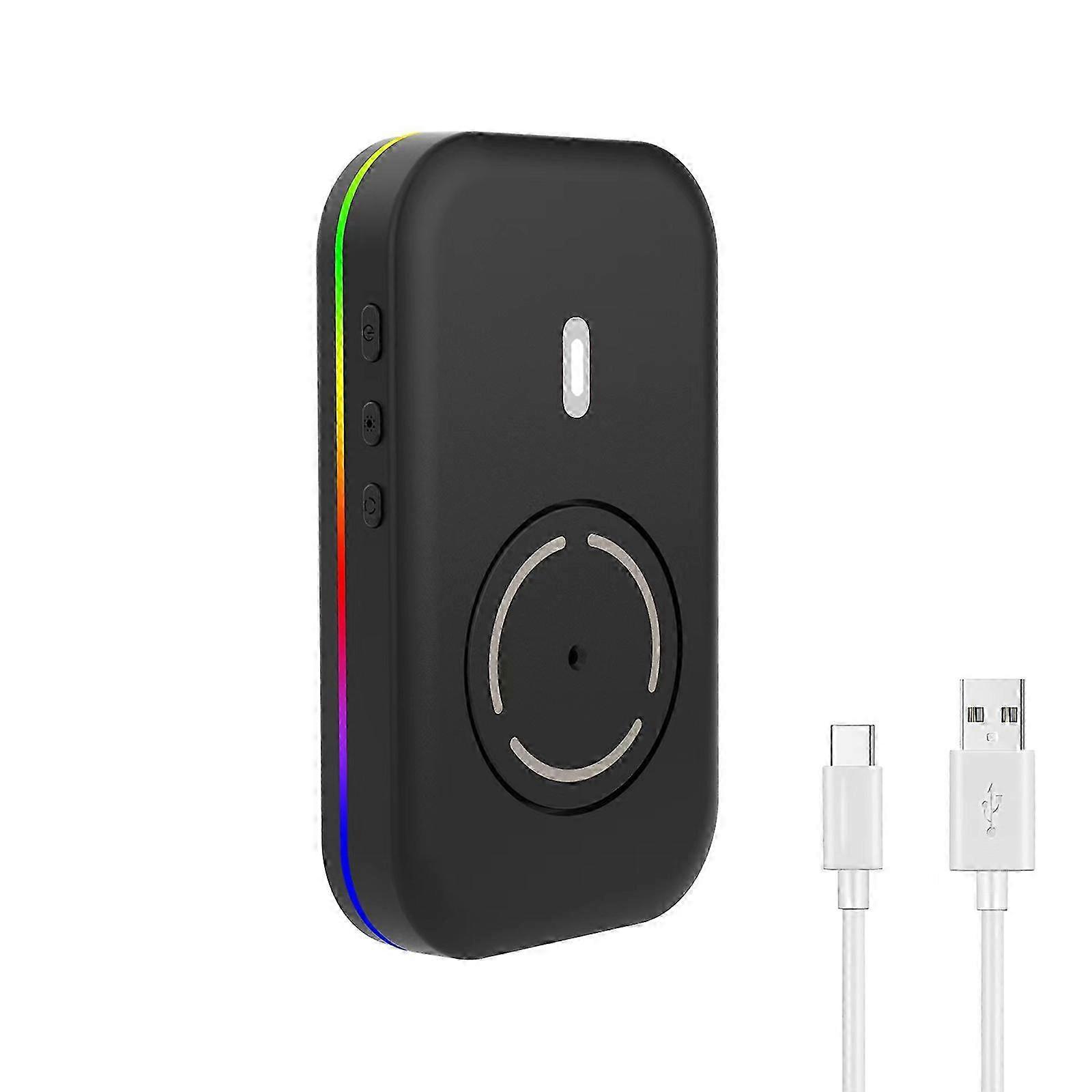 Mouse Jiggler with LED Light Automatic Movement USB for Computer Lock Screen Prevention