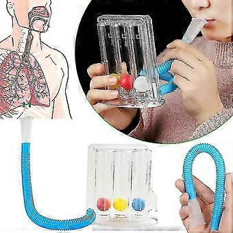 Respiration profonde Lung Exerciser Tri-ball Meter Spirometer Trainer Respirabilité sûre