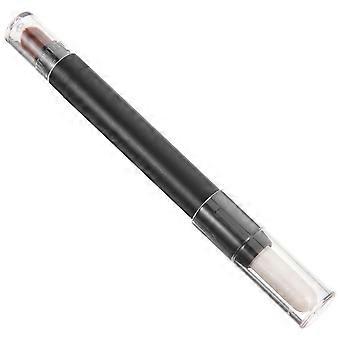 Eye Shadow Stick Dual End Brush for Makeup Application Precision Silver