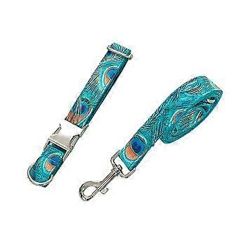 Pet Dog Harness Leash with Adjustable Strap for Puppy Walk 2Pcs Set