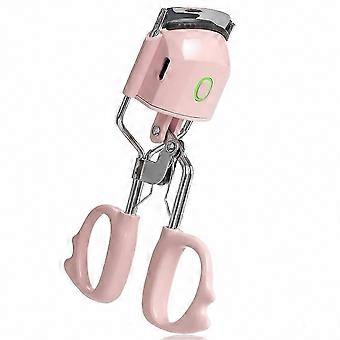 Heated Eyelash Curler, Rechargeable with Two Temperature Modes and Quick Heating for Naturally Curled Lashes