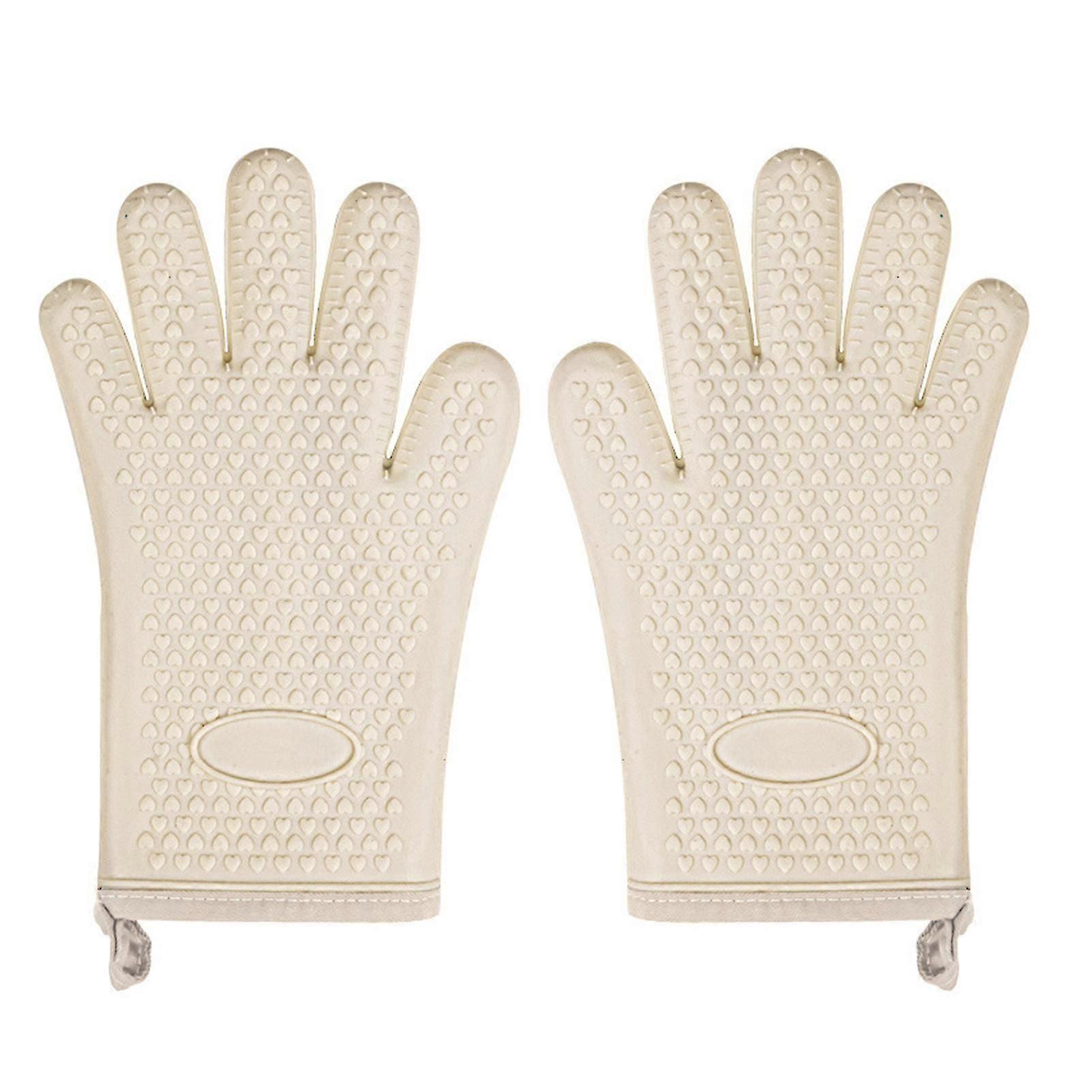 Silicone Kitchen Gloves  Flexible Oil Resistant for BBQ