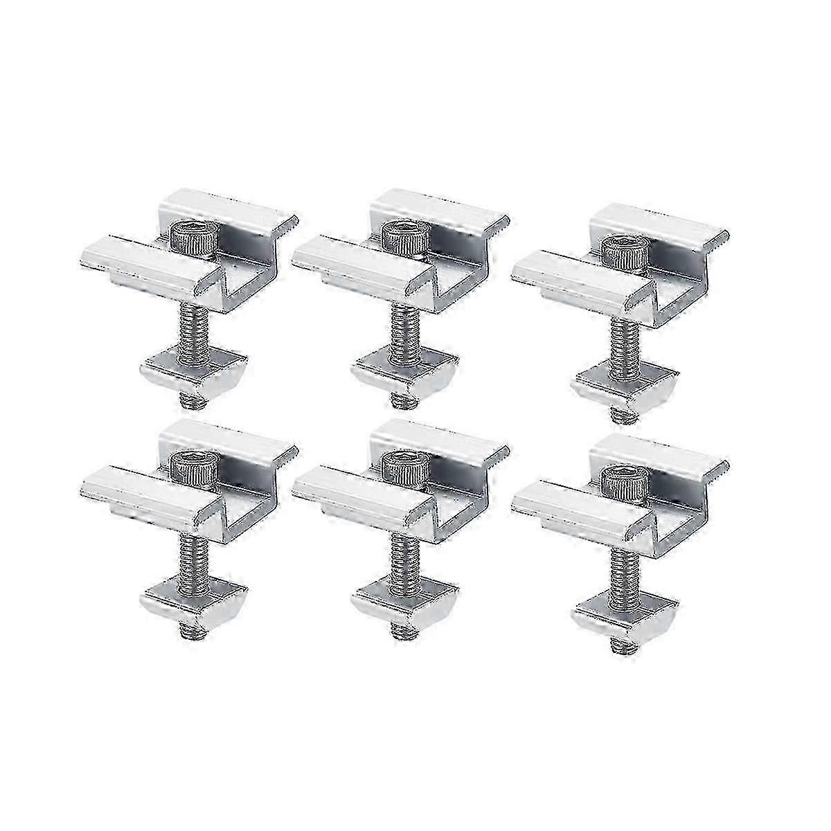 8Pack Solar Panel Mounting Brackets, Solar Panel End , Centre , compatible with PV Solar Panel Solar Module 30m