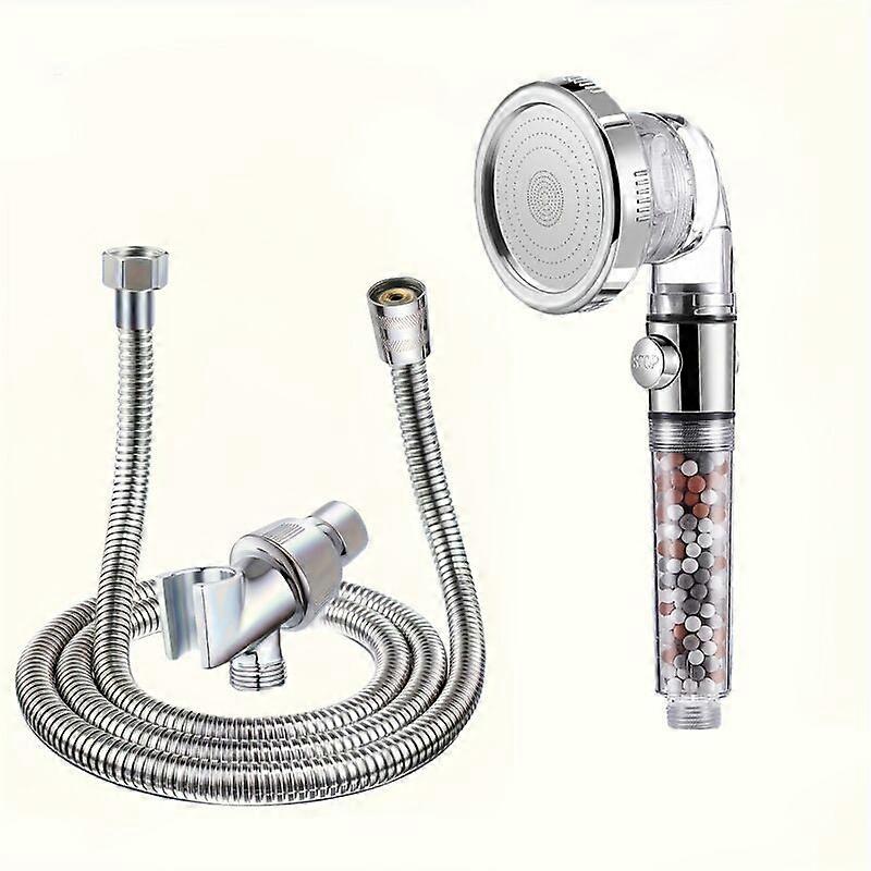 High-Flow Shower  3 Modes and Stop Button