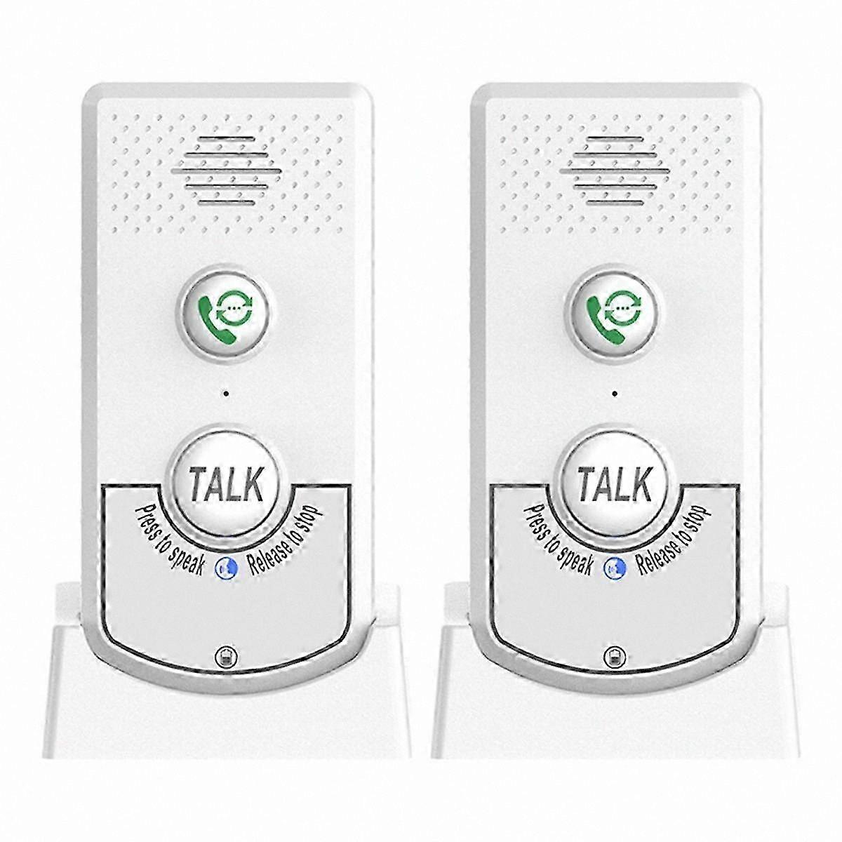 Wireless Home Intercom System with Bidirectional Voice for Long-Range Communication and Senior-Friendly Use