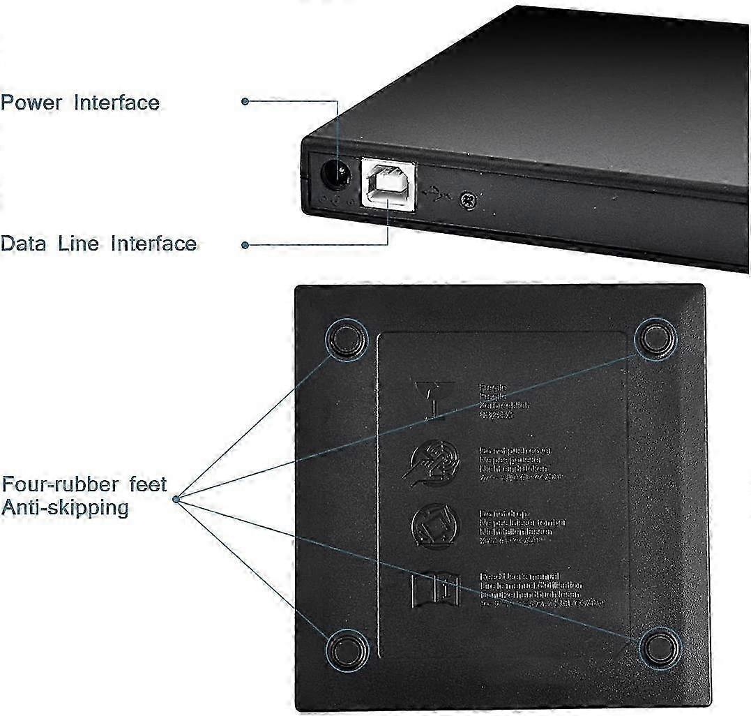Portable DVD CD Burner USB 2.0