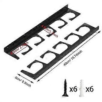 Metalen stanghouder voor wand/plafond, stangenstandaard voor garage, blokhut, kelder, 2 stuks/5 stangen