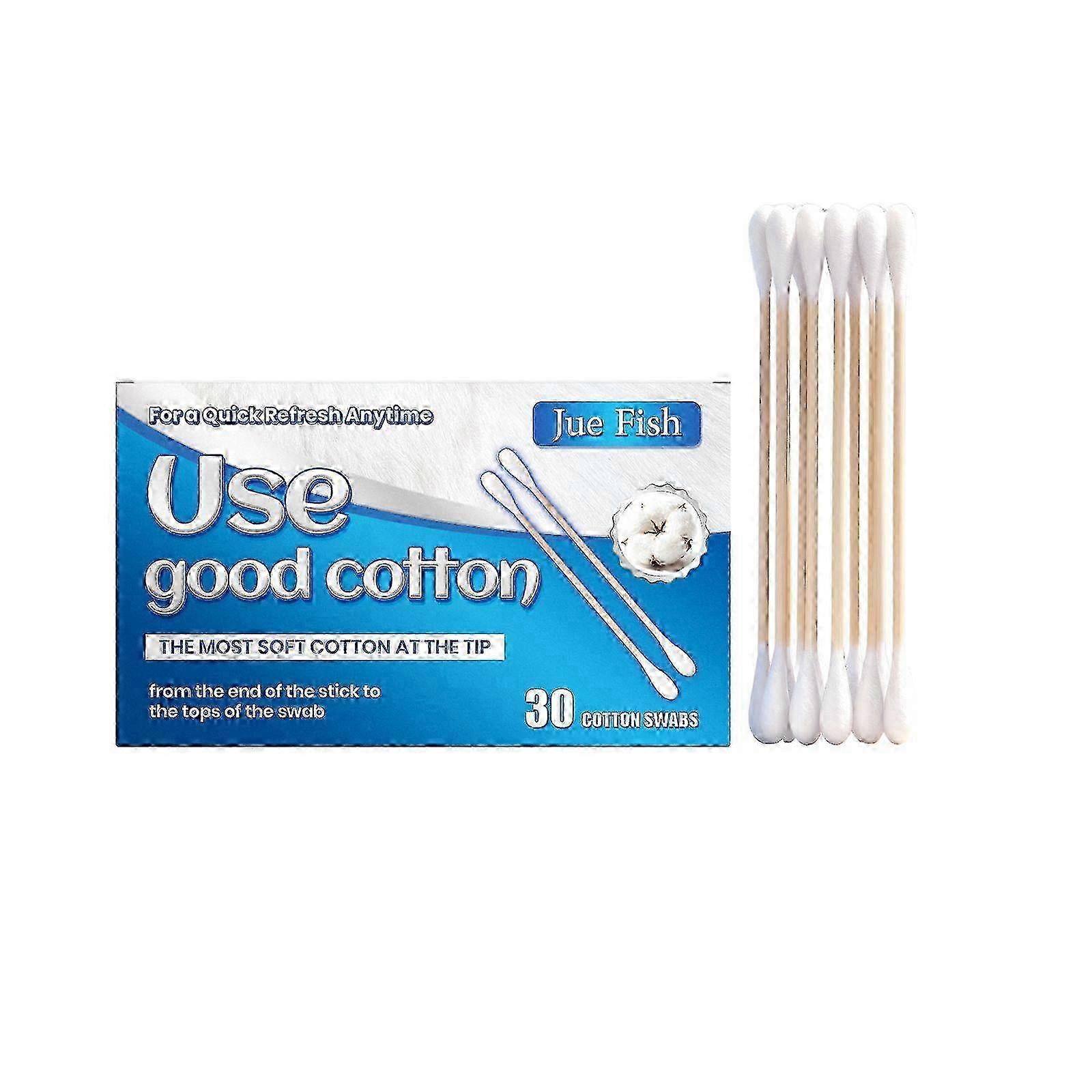 Gentle Reusable Double-Tip Cotton Swabs