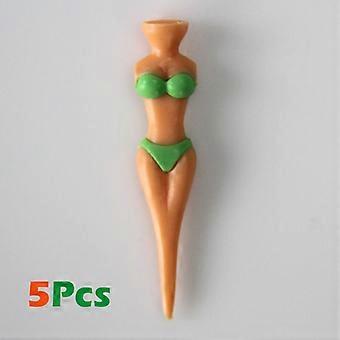 5 Pcs/Lot Women Bikini Ball Holder Lady Model Outdoor Golf Accessories Golf Training Golf Tees Clubs Tee
