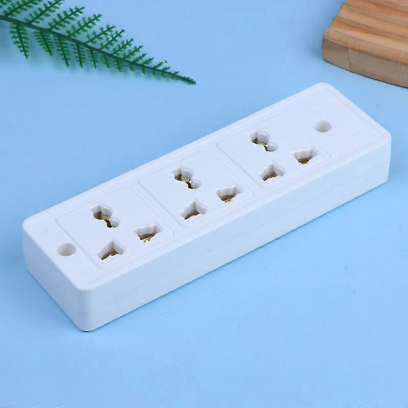 Multi Outlet Strip, Solid Copper Bar, 3 Outlets Universal Socket, Bare Wire Wiring Terminal, No Plug, Industrial Power Socket