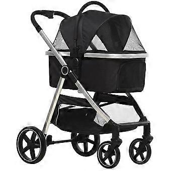 Dog stroller - Dog trolley - Dog buggy - Pet carrier - 2-in-1 design.