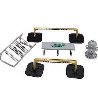 Fingerboard Skate Park Set 10 Piece Mini Skateboard Ramp Set for Kids Custom Skatepark Obstacles