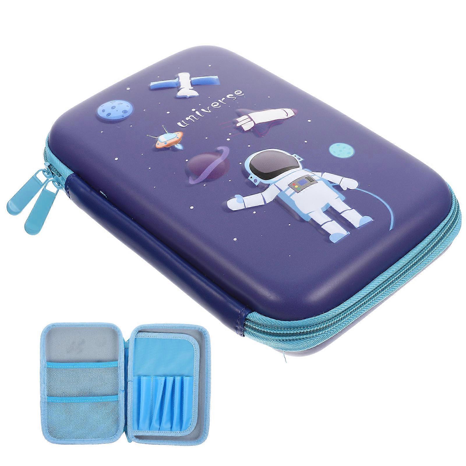 Blue Eva Multi-Function Stationery Case for Storage Large Capacity Pencil Pouch