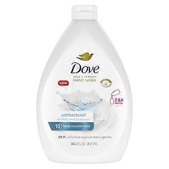 Dove Care & Protect Daily Use Antibacterial Hand Soap Refill 34 fl oz