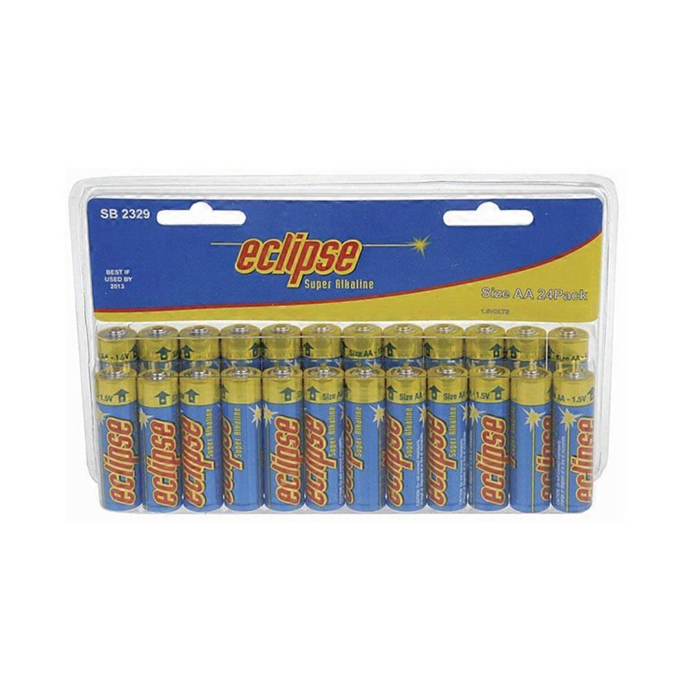 24PCS Eclipse Alkaline General Purpose Batteries AA Not Rechargeable 1.5V