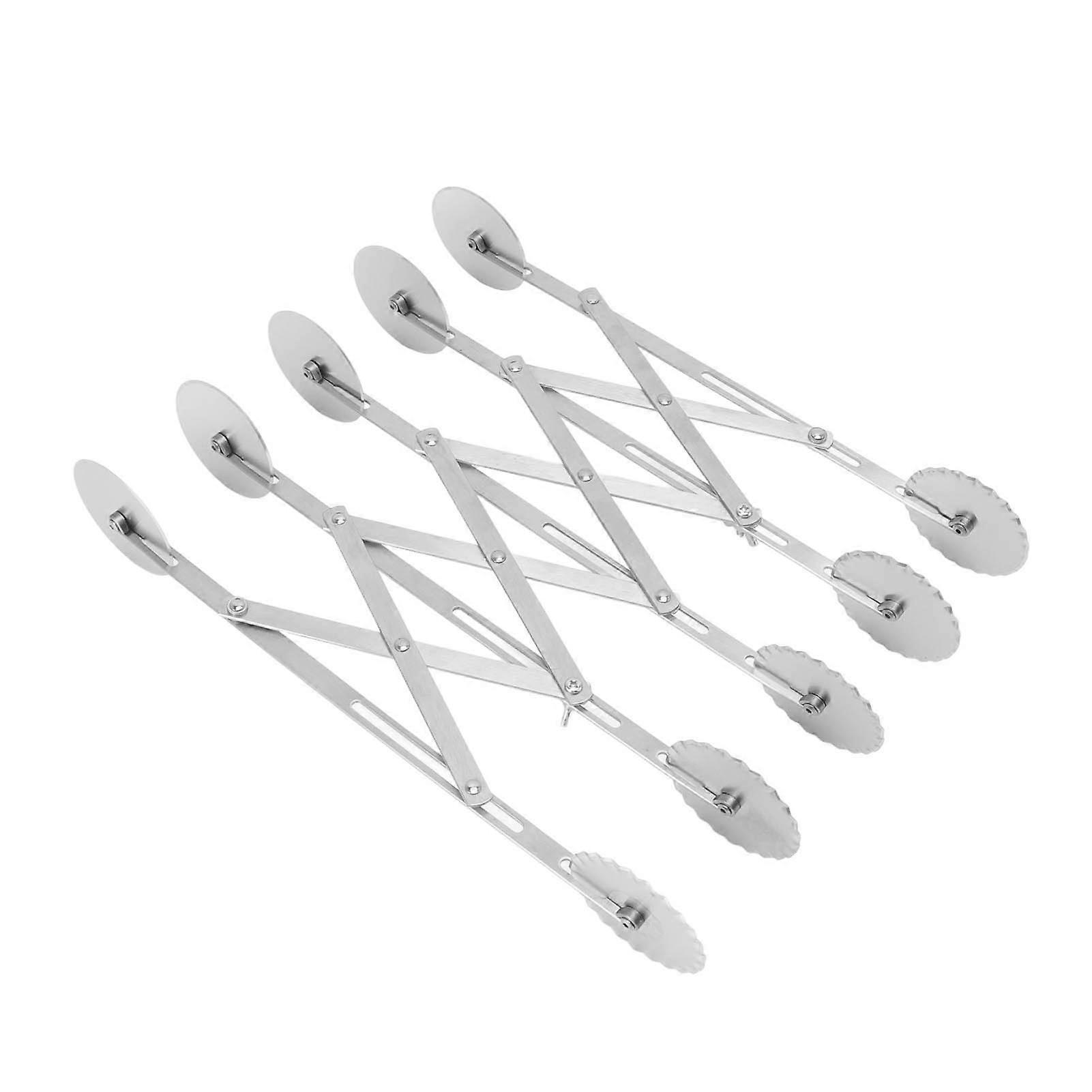 Stainless 5-Wheel Adjustable Baking Cutter