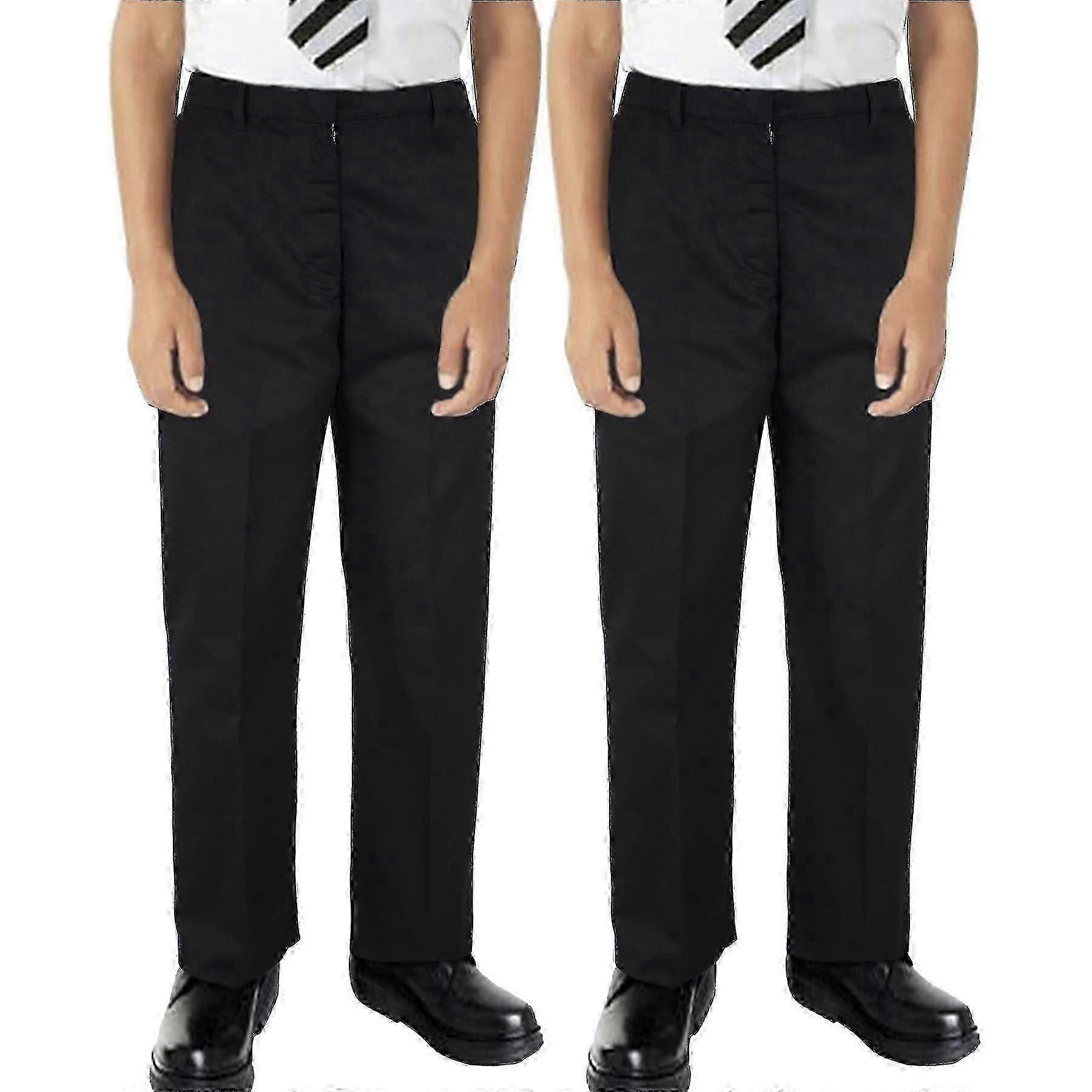 Fit Elasticated Regular School Uniform Pants For Boys