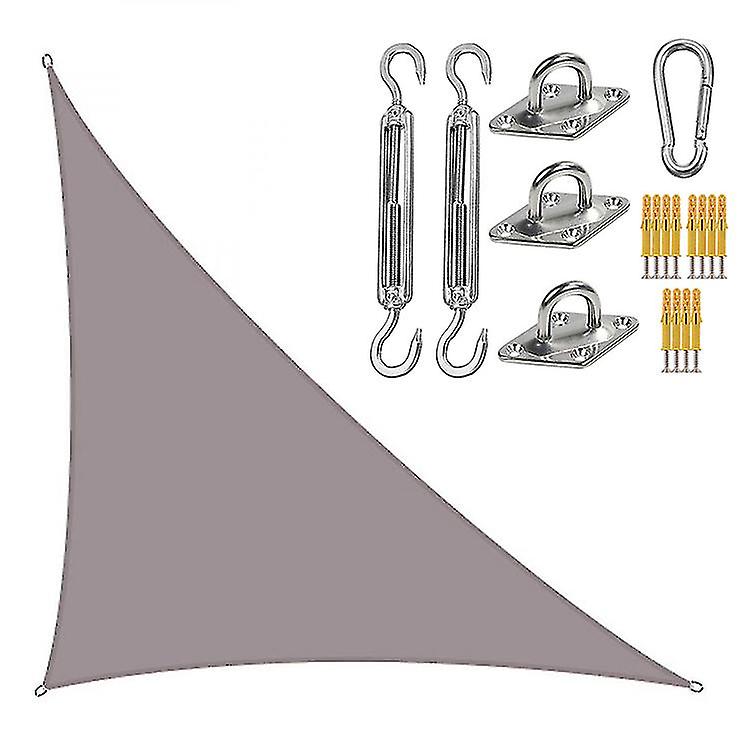 Waterproof Sun Shade Sail,3*3*3m Outdoor Awnings Waterproof And Uv Protection For Garden Yard Sails Pool Partio Sun-shelter