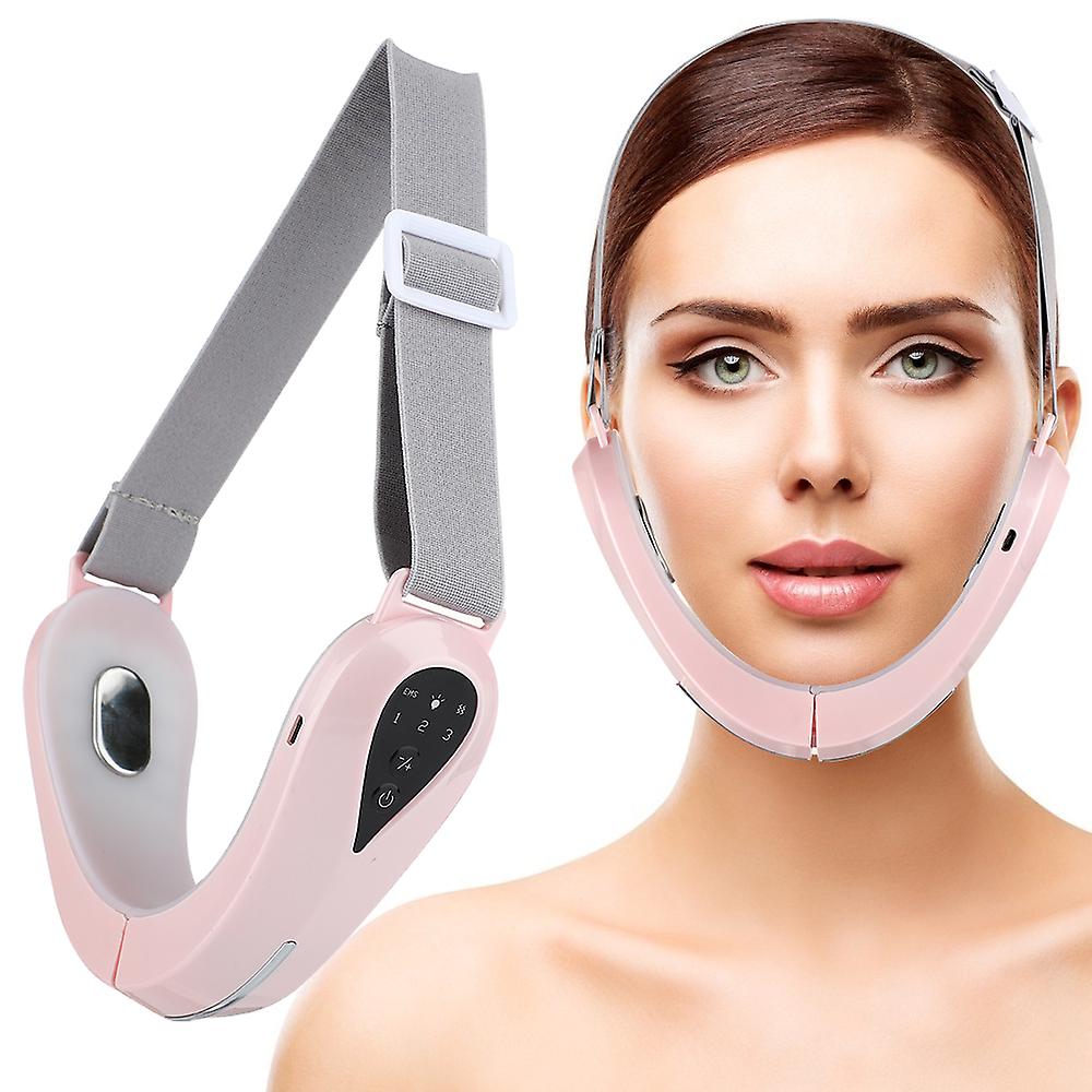 V-face Shaping Massager Chin Lift Belt Led Photon Therapy Face Slimming Vibration Device Cellulite Jaw Face Lifting Machine