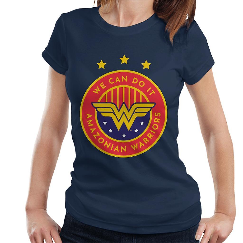 Wonder Woman Sports We Can Do It Amazonian Warriors Women's T-Shirt