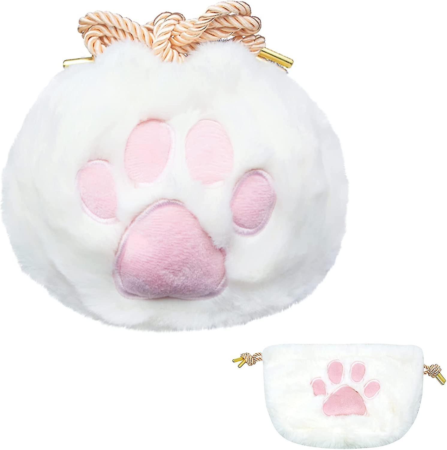 Cats Paw Makeup Bag Drawstring Travel Cosmetic Bag Pouch Toiletry