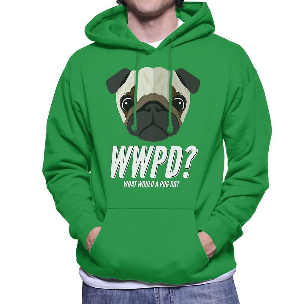 What Would A Pug Do Men's Hooded Sweatshirt