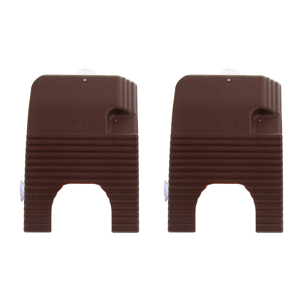 2Pcs Suction Cup Turtle Basking Platform Adjustable Aquatic Tank Dock 3