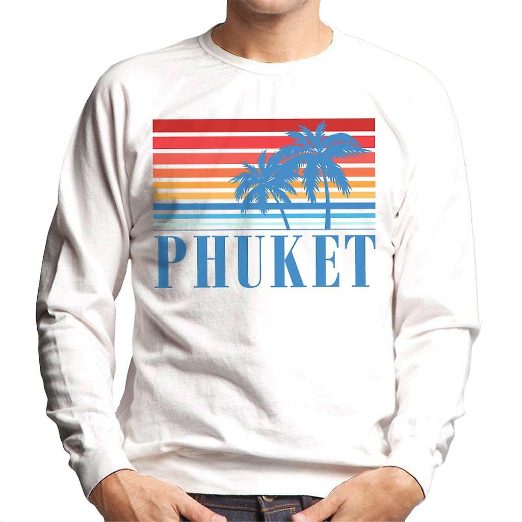 Phuket Retro 70-tal Sunset mäns tröja