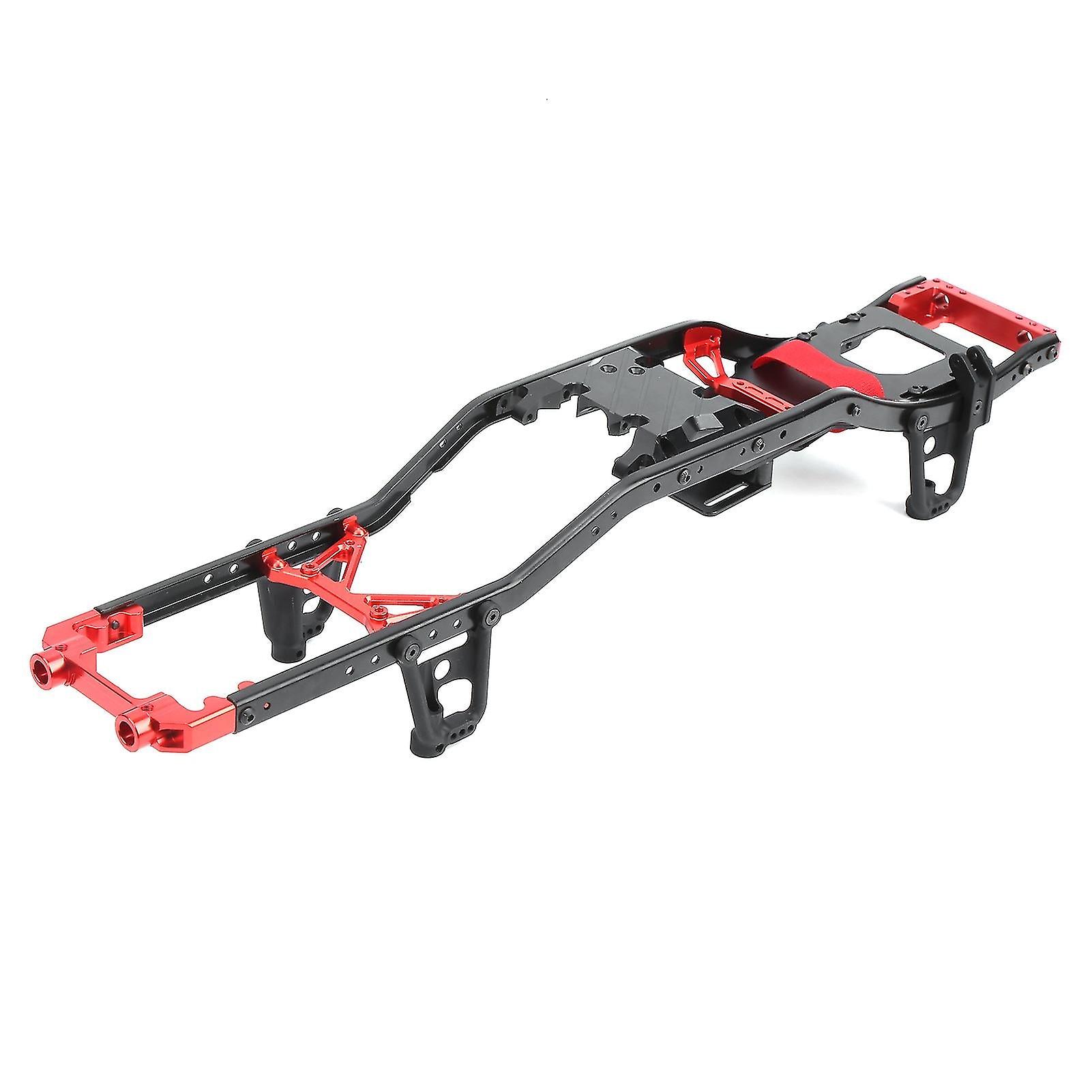 Rc Crawler Chassis Frame Suspension Bracket With Metal Battery Plate For Axial Scx10 Ii 90046 90047 1/10 Rc Car