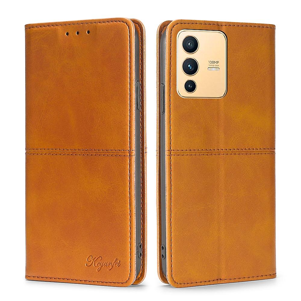 Cow Texture Phone Case For vivo S12 5G/V23