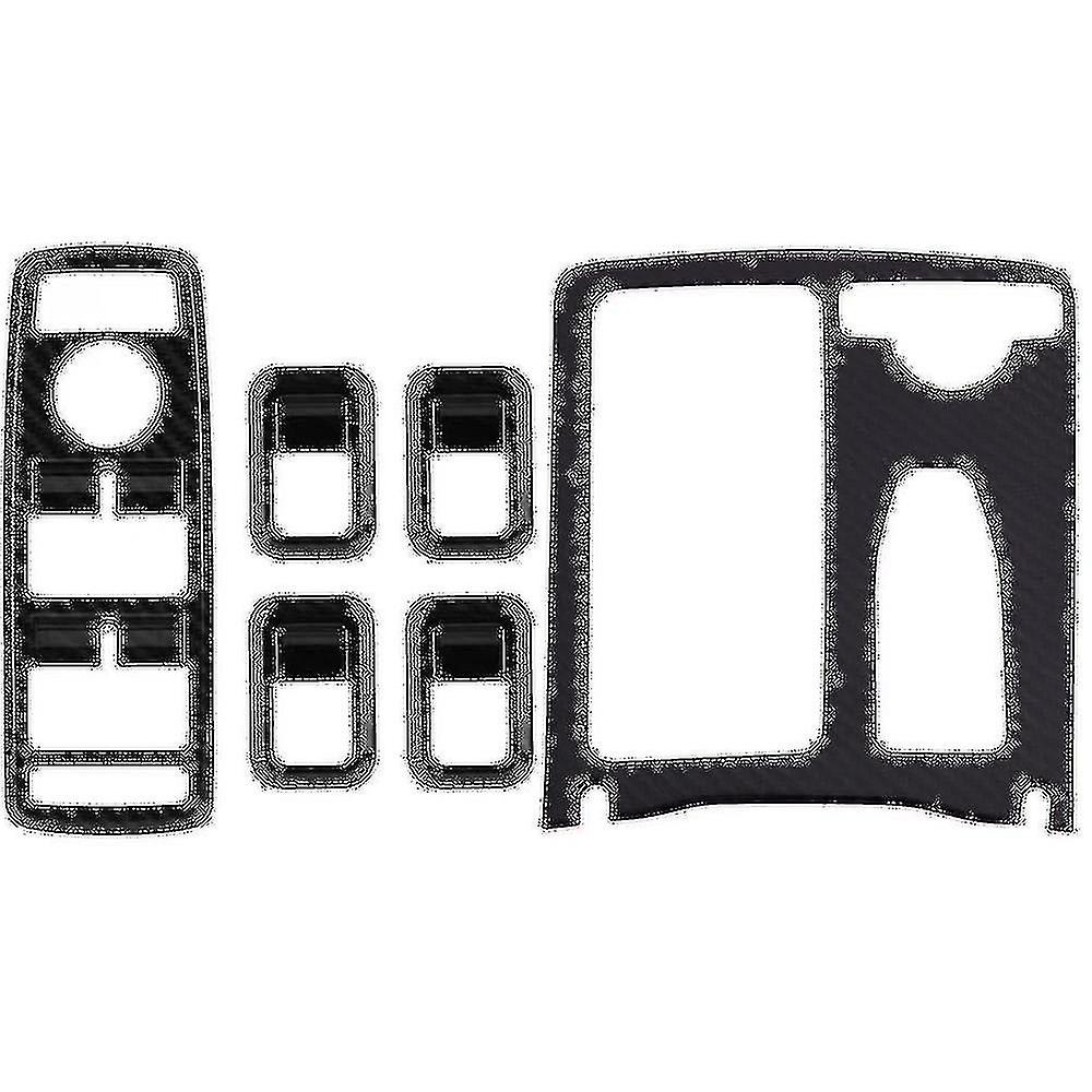 For Benz C Class W204 E Class W212 Carbon Fiber Console Panel Cover