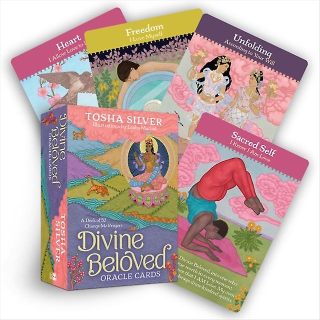 Divine Beloved Oracle Cards by Tosha Silver Cards Book
