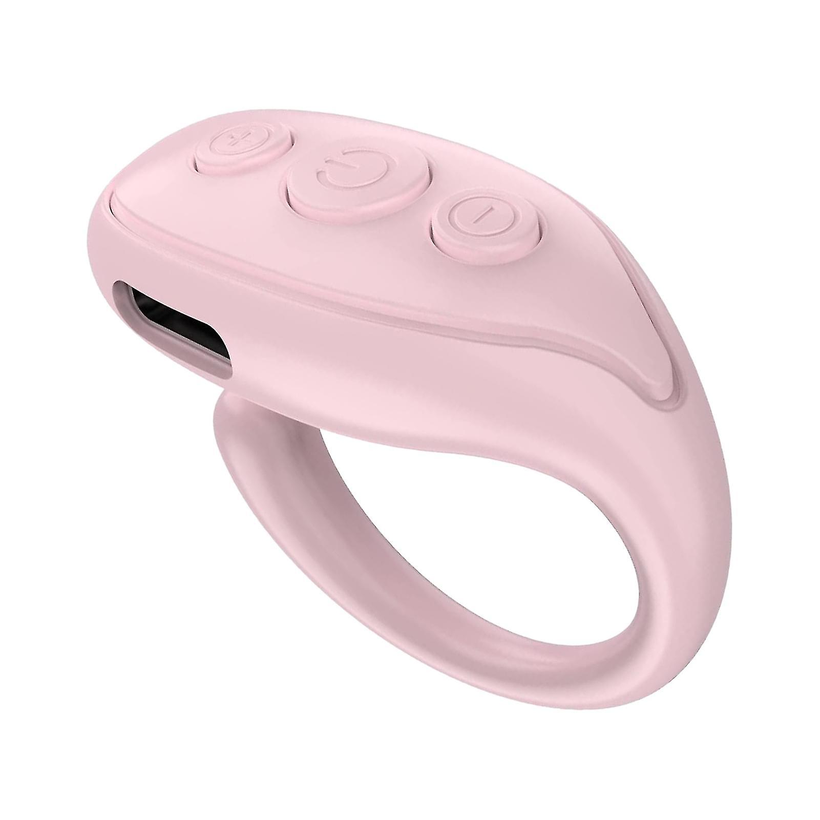 Wireless Remote Control Page Turner Durable Scrolling Rechargeable With Rings Design Recording Video Selfie Clicker