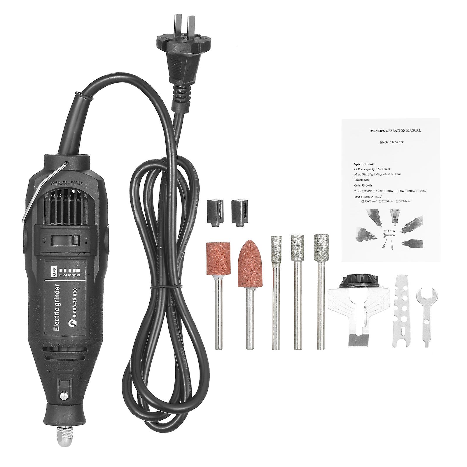 Handheld Chainsaw Sharpener Portable Electric Grinding Tool Sharpener Set