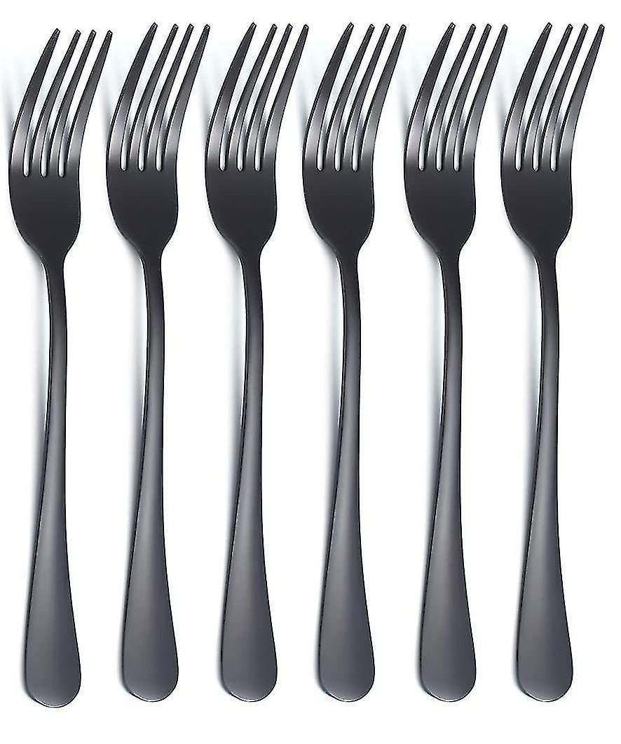 Resistente acciaio inossidabile Western Posate 8.17 Pollici Forchette 6 pezzi (argento)