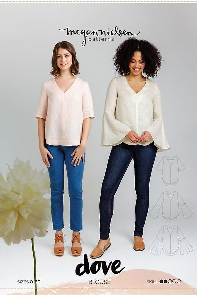 Megan Nielsen Paper Sewing Pattern Dove Blouse