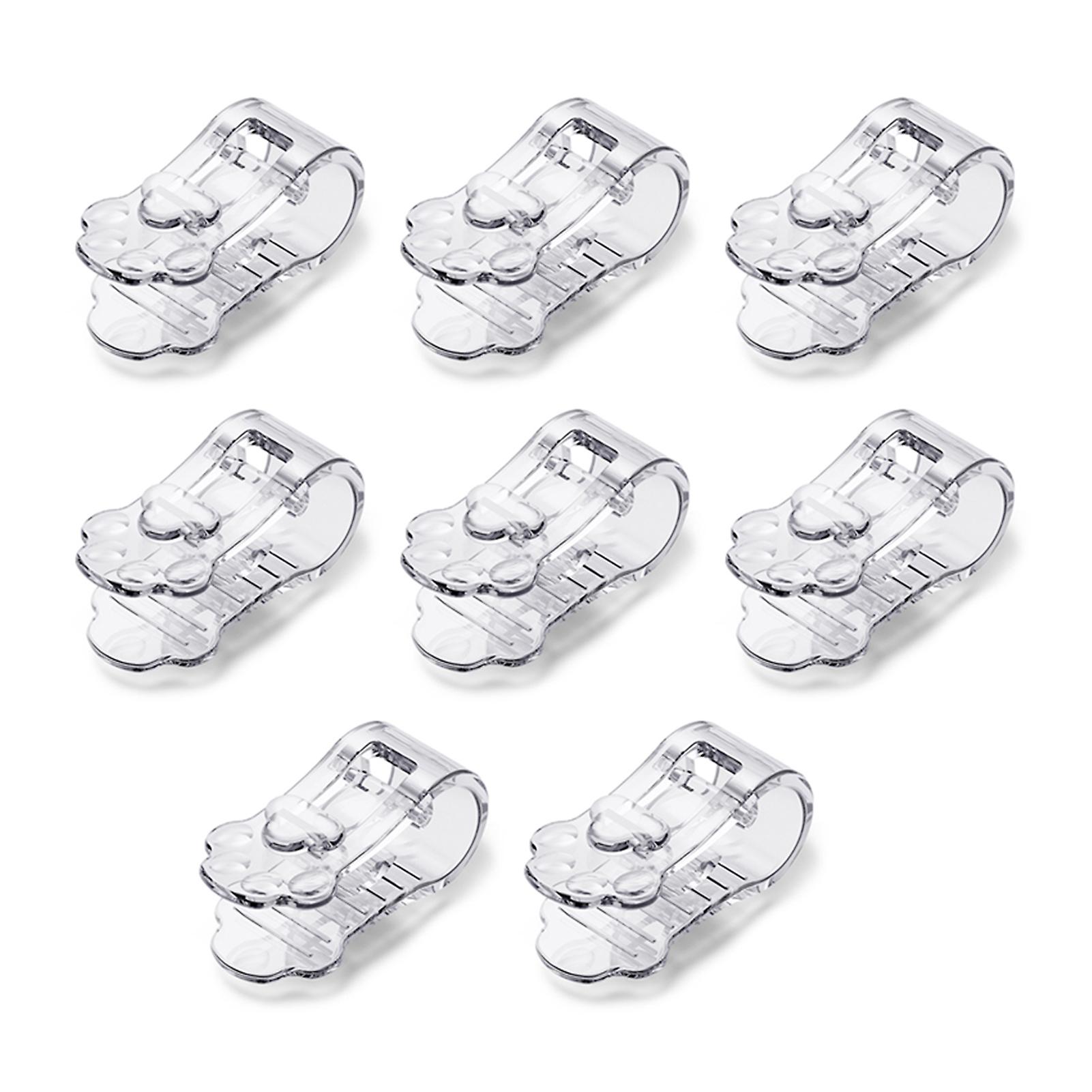 Invisibles Sheet Quilt Clip 8-Piece Set One Key Unlock Blankets Fixer for Quilting