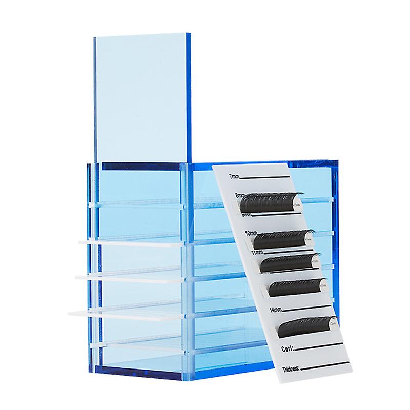 Eyelashes Storage Box 5 Layers Acrylic Pallet Holder Individual Extension Lash Plate