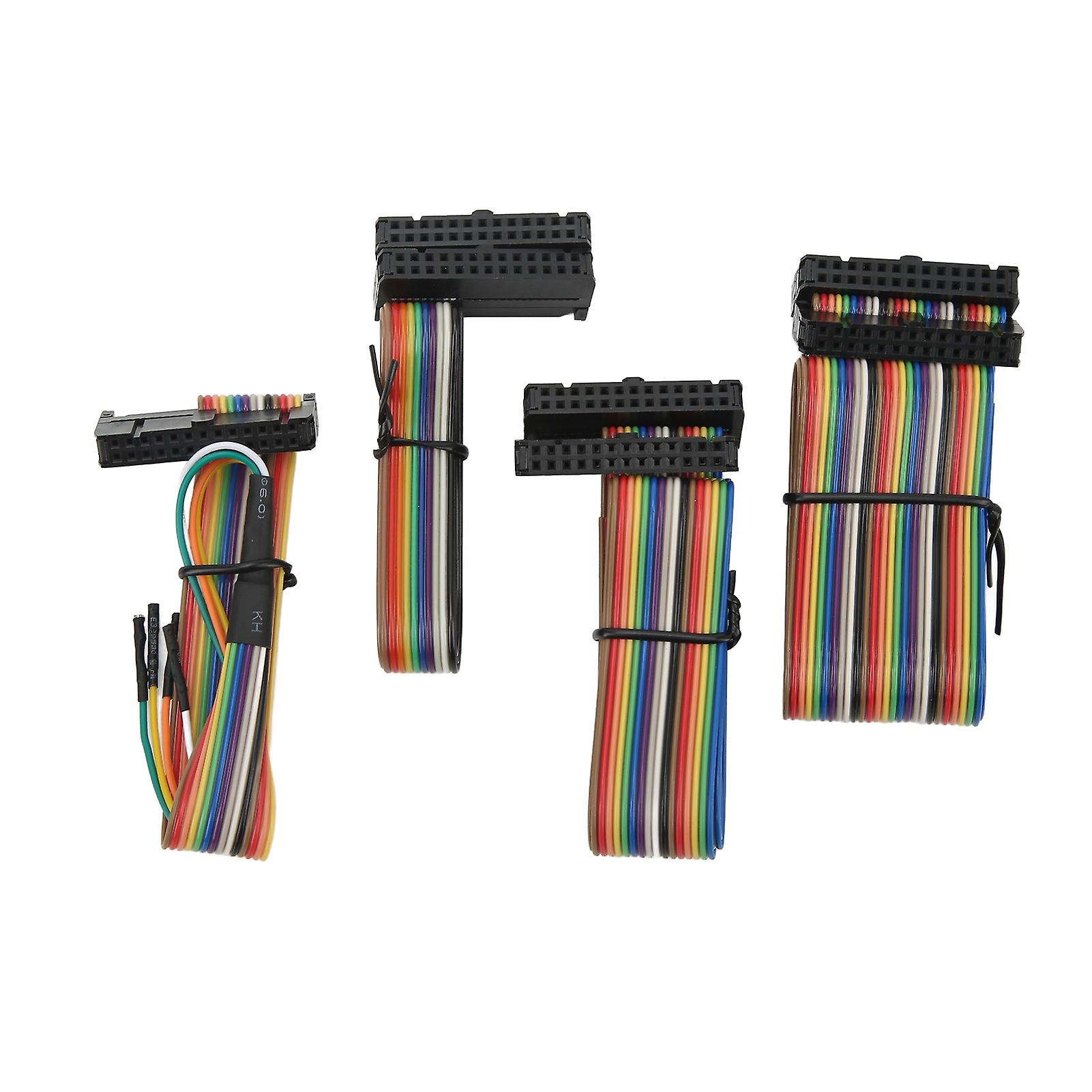 8Pcs ECU Programmer Chip Tuning Tool Full Cable Set Wearproof Stable Performance for KTAG V7.020 V2.25 Red PCB