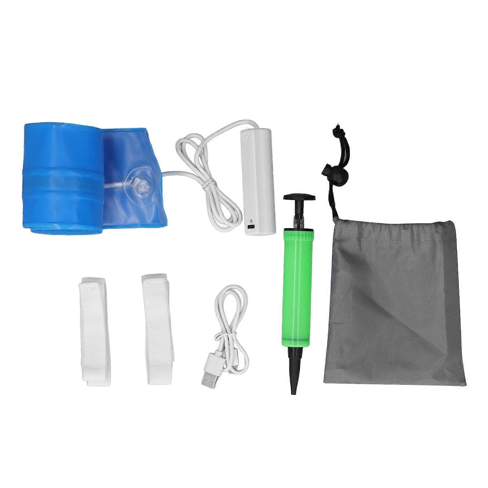 Compact RGB LED Inflatable Camping Light with Carry Bag for Tents and RVs