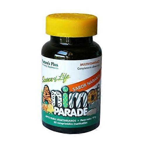 Children's multivitamin 60 tablets (Orange)