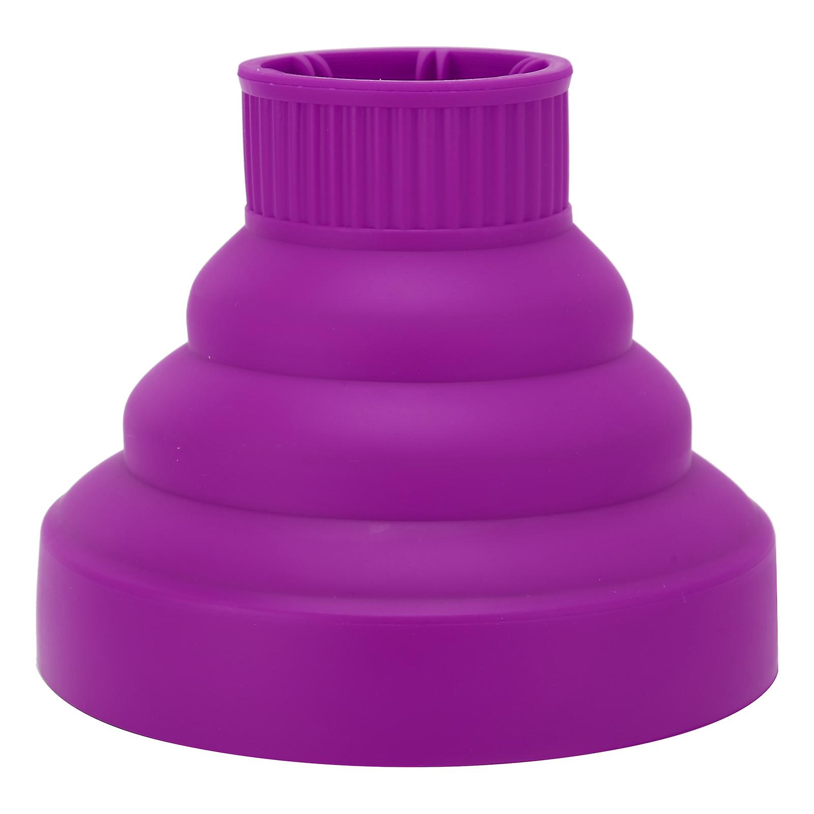 Universal Foldable Hair Dryer Diffuser, Portable and Travel, Purple