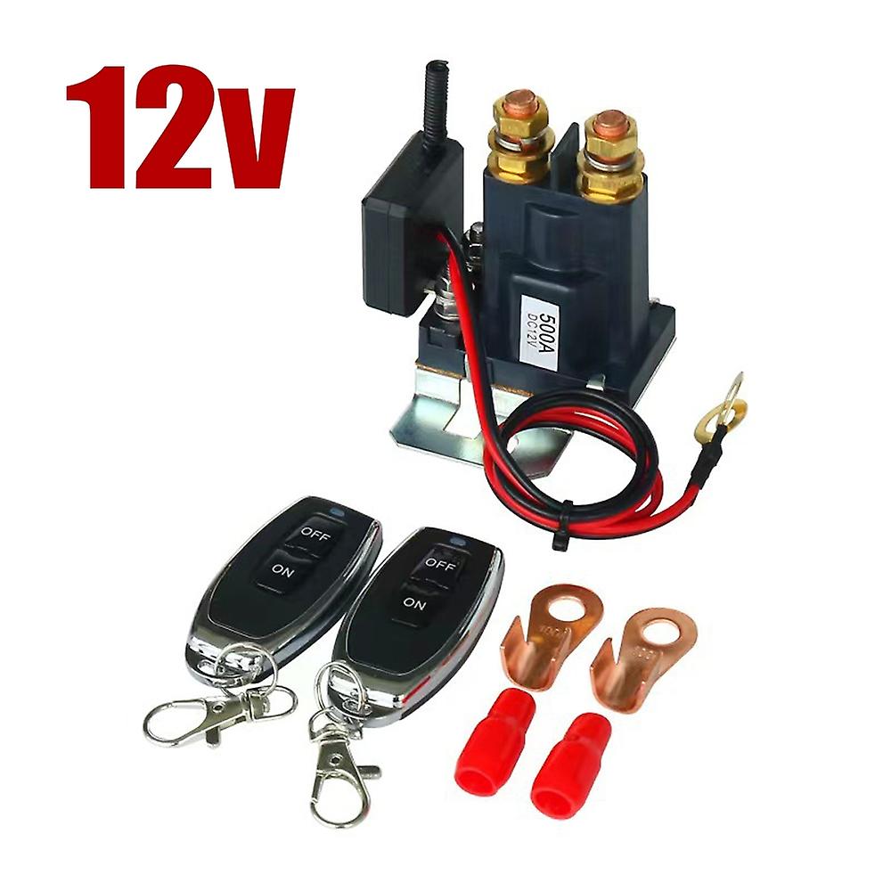 Remote Battery Isolation Switch Leak Proof 12V/24V 500A Main Battery Disconnect Switch Remote Contro