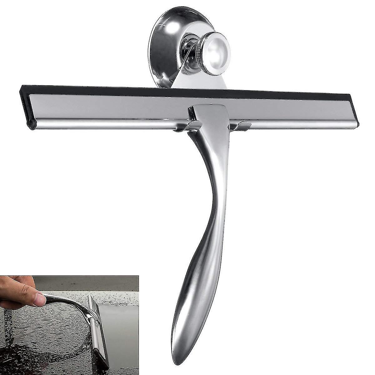 Bathroom Shower Window Squeegee - Deluxe Cleaning Tool