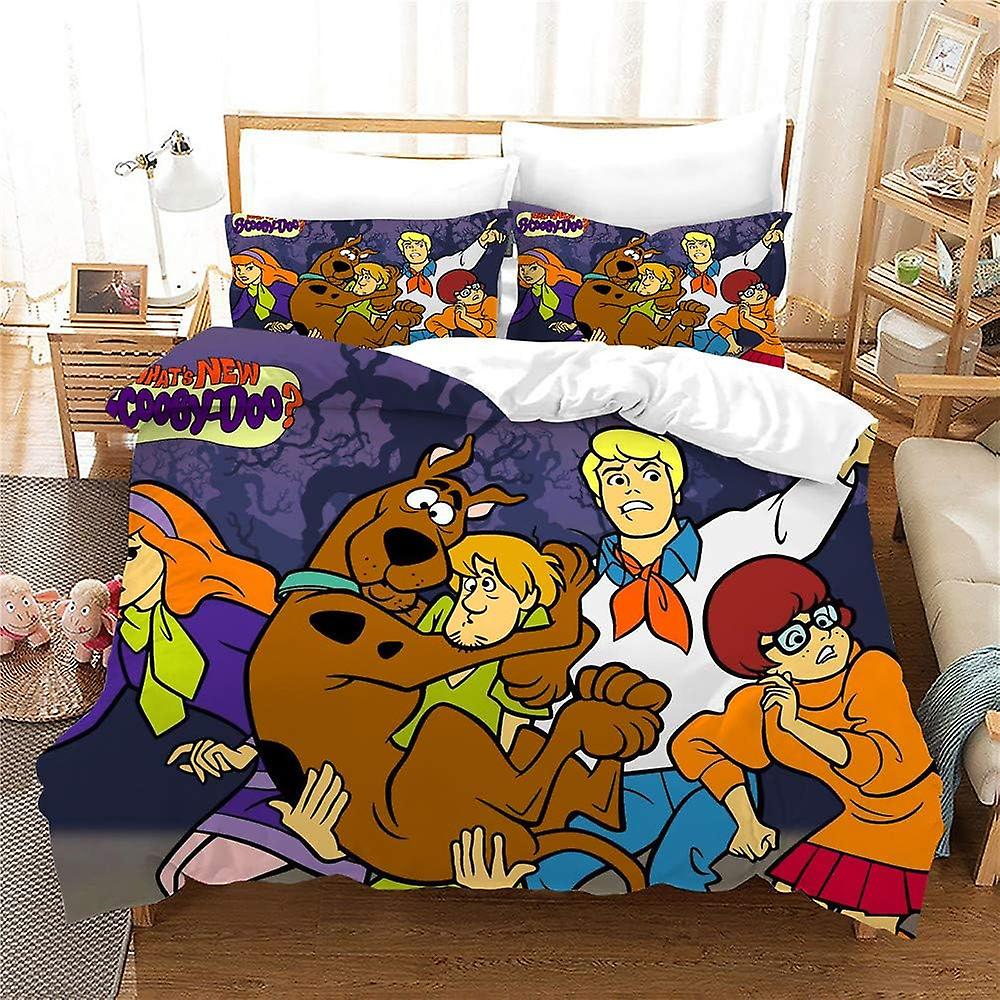 NICHIYO Scooby DOO Bed Linen Set Duvet Cover and Pillowcase