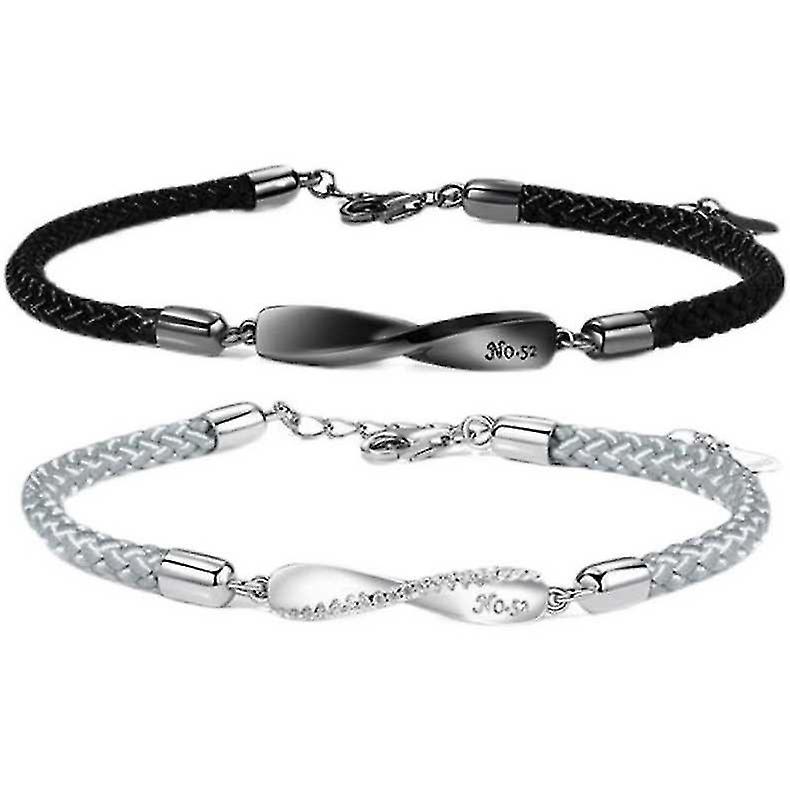 2pcs Couple Bracelet Small Woven Bracelet