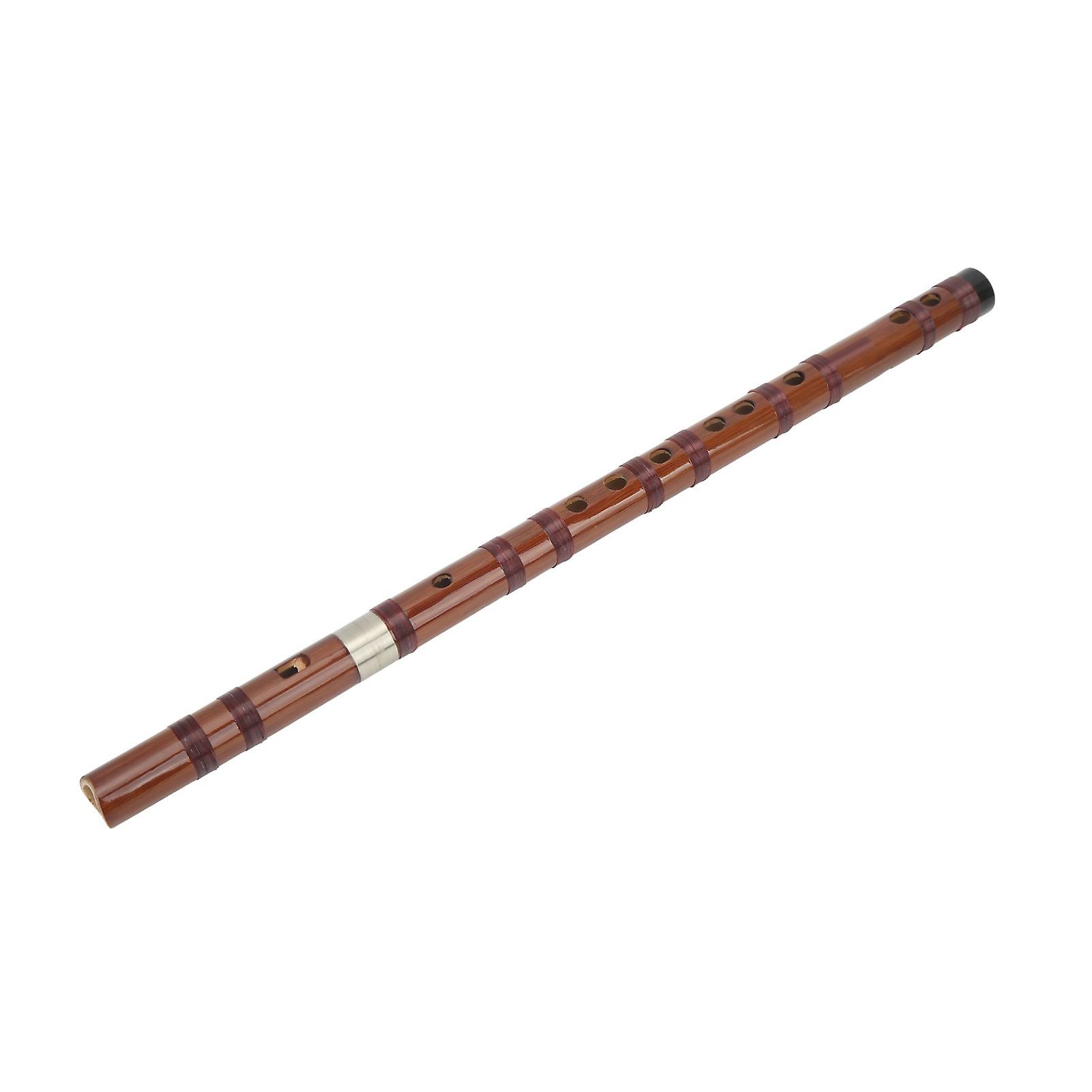 Recorder Instrument Vertical Flute Bamboo Chinese Style Set Kit for Playing Performance F Key