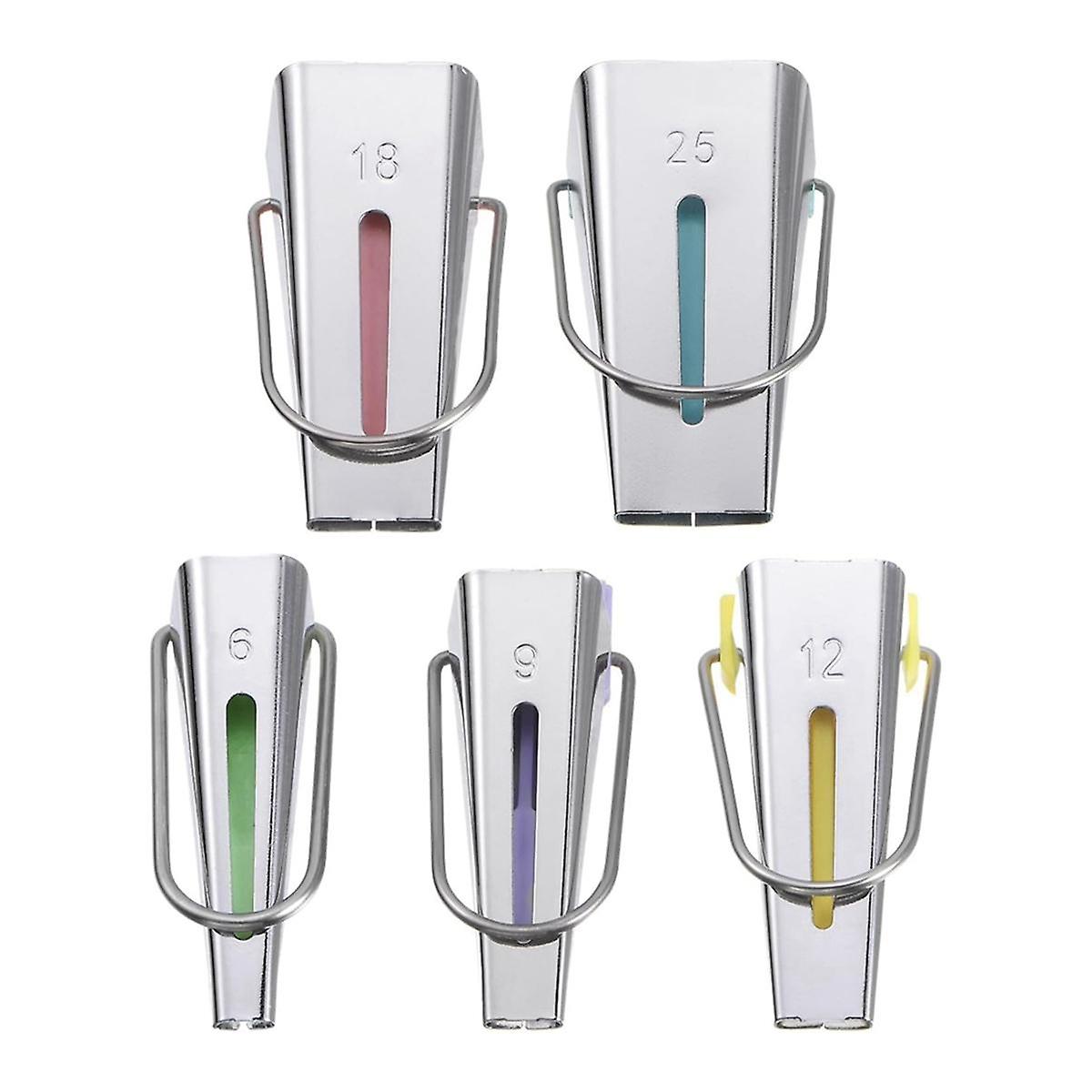 Tape Maker Kit 6mm 12mm 18mm 25mm 9mm Single and Double Fold Fabric Bias Binding Maker Sew Tool for