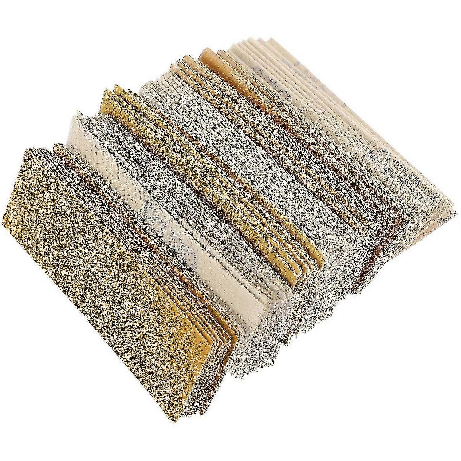 60 Sheets Sand Paper Small Sanding Tools Assortment Sand Paper 80#/120#/150#/180#/240#/320#