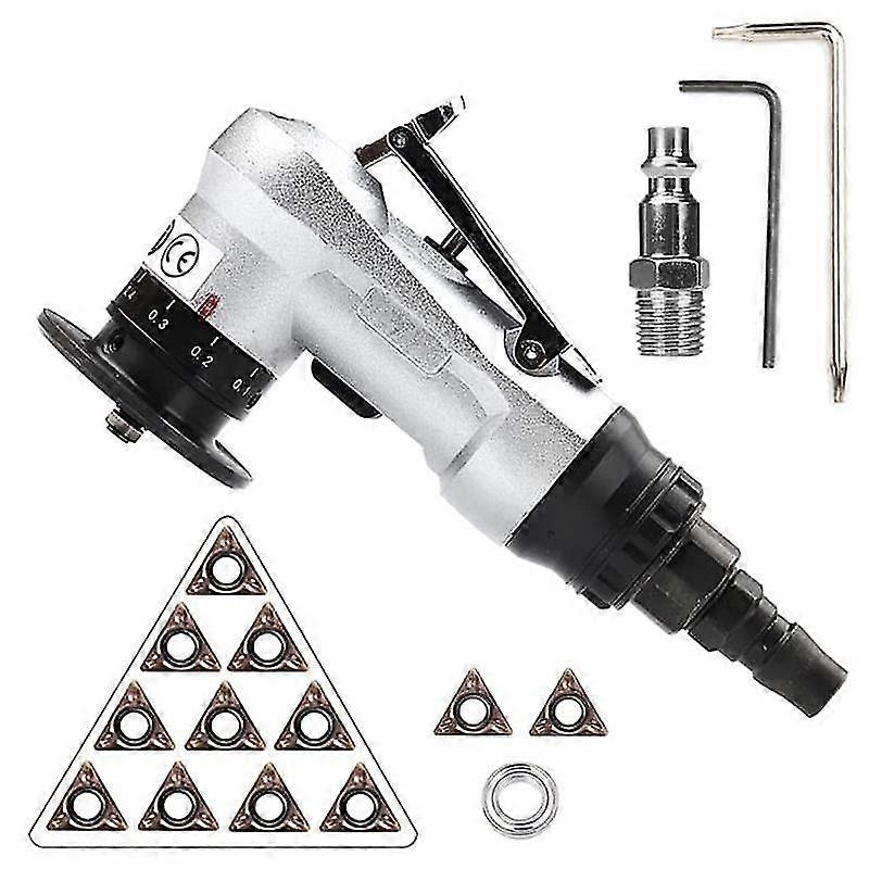 Chamfering Machine Set and Replaceable Blades, 45 Degree Manual Linear Pneumatic Chamfering Tool for